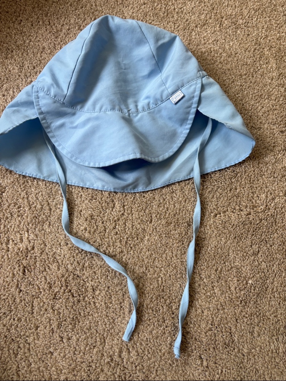iplay Light Blue Baby Sun Hat with Chin Ties